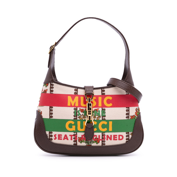 Gucci Handbags - Pre-Loved Gucci Small Canvas 100 Centennial Music Jackie 1961 Crossbody